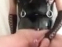 Lusyt masturbating in corset 01