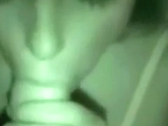 couple nightshot masturbate blowjob and fingering in the dark with nightshot vision