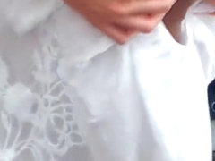 Sexy brunette model LadyTania on webcam show Part 7