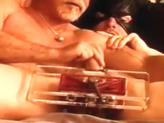 Sensual CBT with a Muscle Masked Bottom