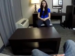 Racy young gal giving a great blow job