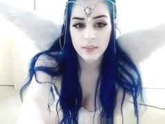 Fetish babe shows off in solo