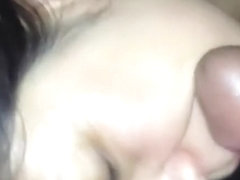 Closeup cock blowing