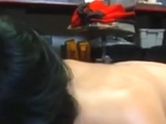 A Couple Of Lustful Stags Make A Teen Floozy Serve Two Rods