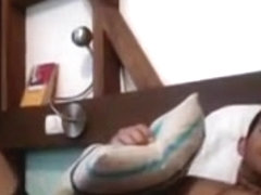 Sexy gay stud satisfies himself