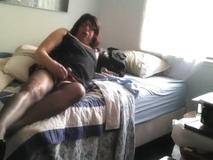 Photo session Masturbating in Nylons. Little slut