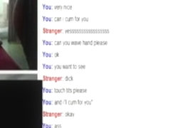 omegle afternoon : valuable titties and youthful wet crack