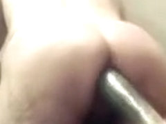 Mistress A. - cucumber for his ass