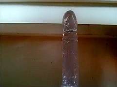 Amateur anal dildo cum NEW