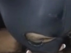 Pretty chick gives blowjob