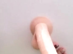 New Years Day Dildo Footjob