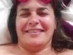 Having a little sex using my breasts