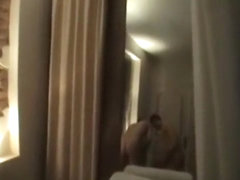 Hot russian girl slut fucks 2 friends in a hotelroom