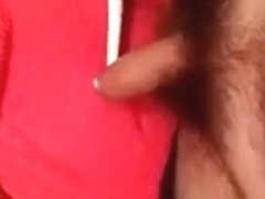 cum with electric shaver