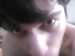 Swallowing Asian Cum