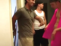 Gay cross dressing during hazing