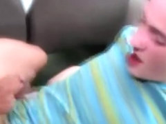 Horny twinks fucking in a bus