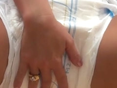 Super Sexy Fit Blonde Babe Pee In Diapers #1 -Rubin