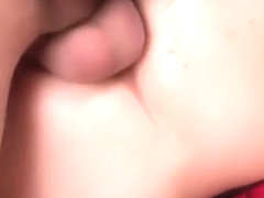 Gorgeous filly has her trimmed pussy nailed