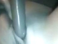 Making myself cum for him with one of my beloved toys