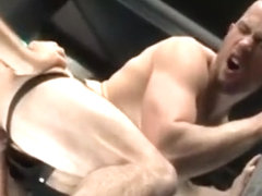 Backroom cruising fuck