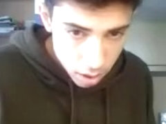Str8 Italian Boy With Huge Cock Masturbation On Cam