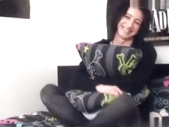 Cute emo Mylo Fox jerking off
