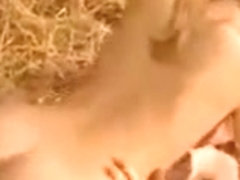 Lesbians in a horse stable