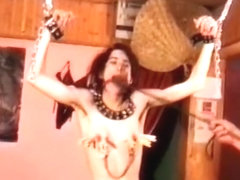 Hard BDSM of a slim fit brunete