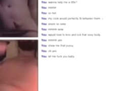 P736 - Omegle #2 - Hottie masturbates with me (cam freeze)