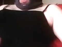 masked cumshot crossdressed