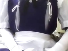 toho sakuya cosplay masturbation 02 / crossdresser