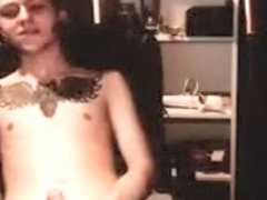 Pretty Smooth Beautiful Punk Boy In A Chair