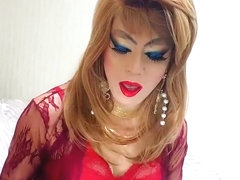 sissy niclo sexy makeup after smoking