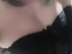 Jerking off in the hallway