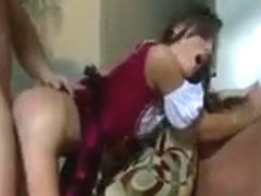 Petite Teen In Costume Eats Cock