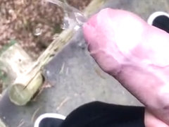 Pissing & jerking in the forest