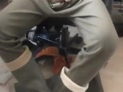 nlboots - green to green in green military lengthy johns