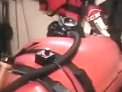 Trapped in the Inflatable Bondage Bag #1