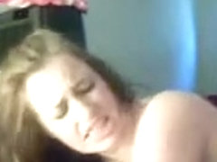 Getting facialed live on her webcam stream