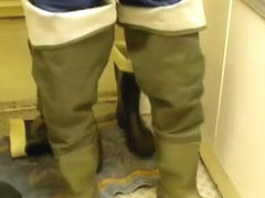nlboots - me afresh in green waders