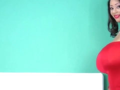 Roxy Red-red dress fucking