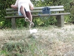 Tranny chillin in the Park