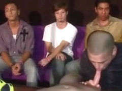 Masked stripper gets a blowjob