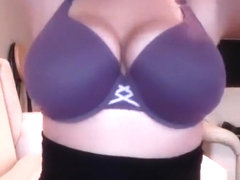 Super hot brunette with big boobs fucked doggy style