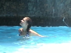 Leony April in amateur wife giving a hot cock-sucking to her guy