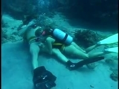 Scuba Blonde Blows and Bangs