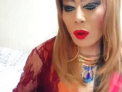 sissy girl niclo sexy heavy makeup
